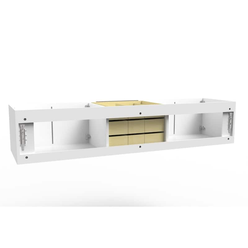 Alpine 72" Wall Mounted Bathroom Vanity (Base Only)