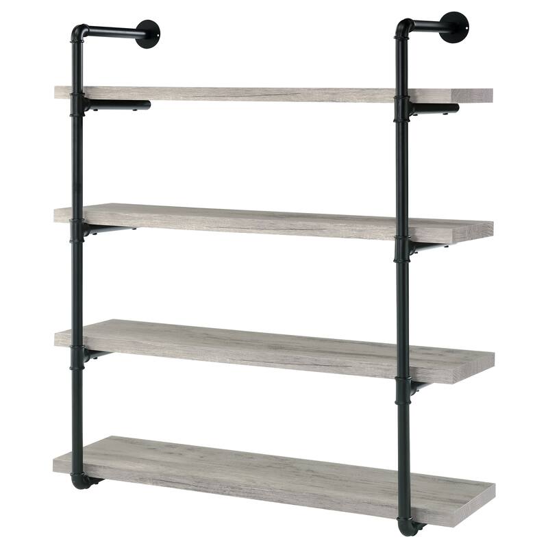 Elmcrest Farmhouse 39-inch 4-shelf Wall Bookshelf
