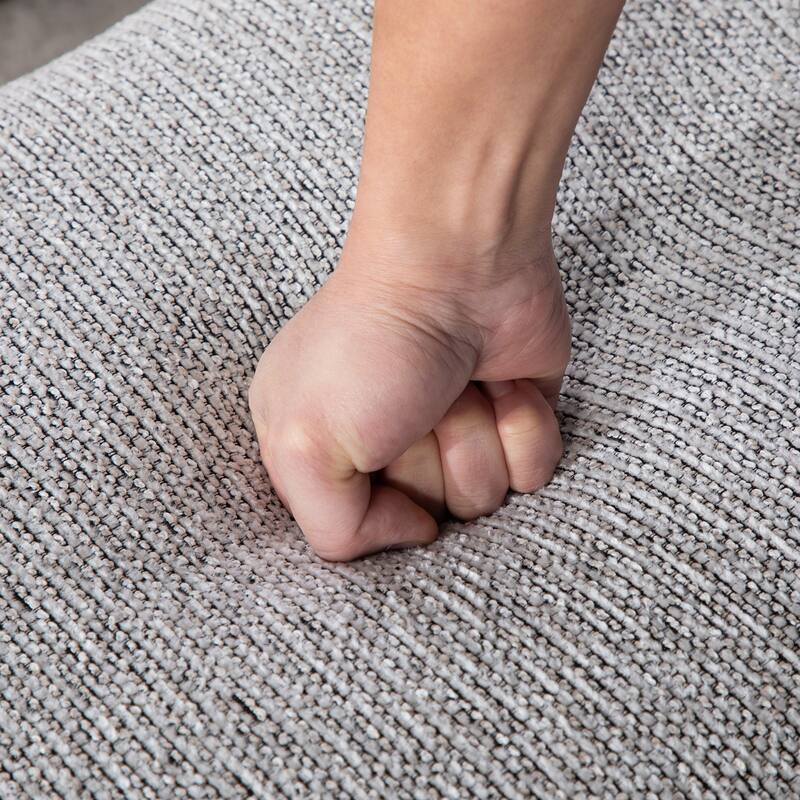 52.17"W Chenille Upholstered Bench for Bedroom End of Bed,Modern Shoe Bench for Entryway,Equipped With An Iron Frame