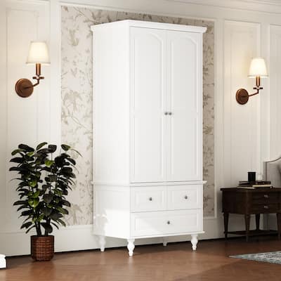Armoire Wardrobe Closet Adjustable Shelves Closet Wardrobe Cabinet