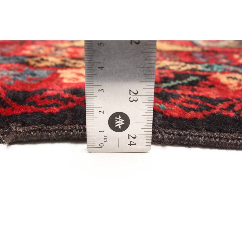 ECARPETGALLERY Hand-knotted Teimani Black Wool Rug - 3'6 x 6'2