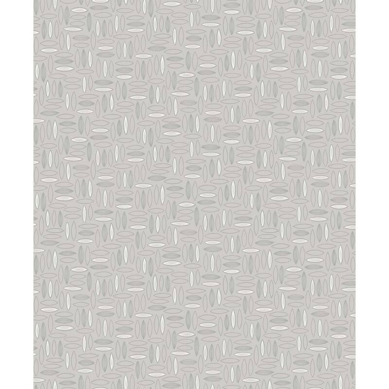 The Simple Life Pip Geo Unpasted Wallpaper - 20.9 in. W x 33 ft. L - Heather