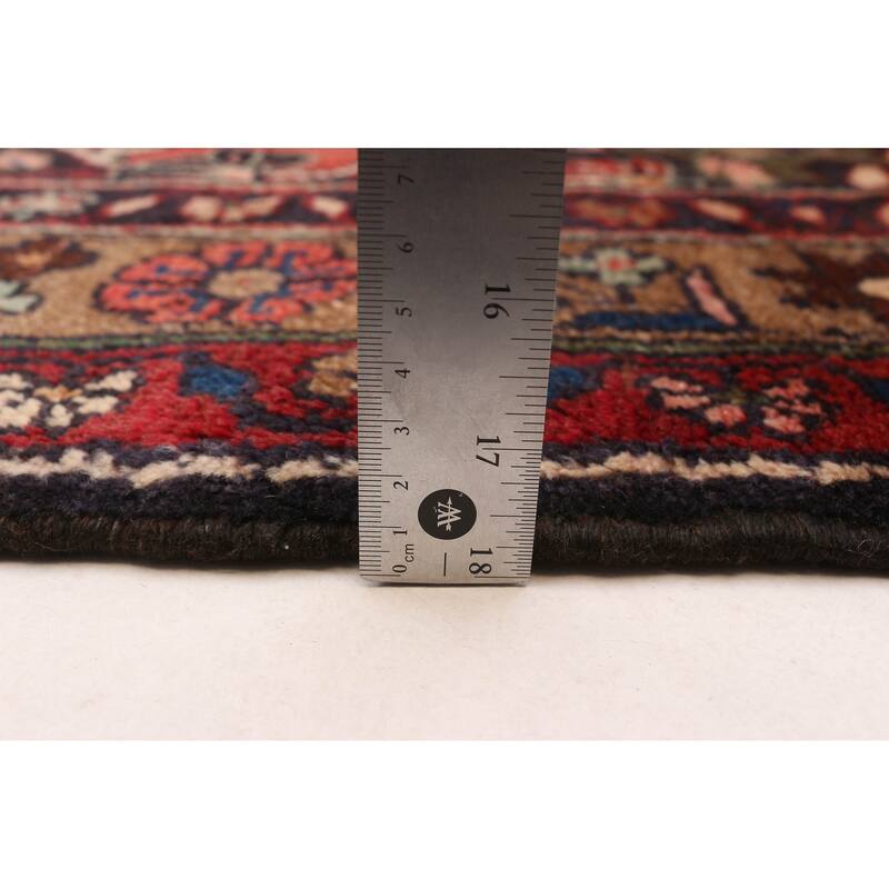 ECARPETGALLERY Hand-knotted Andelz Red Wool Rug - 4'0 x 11'6