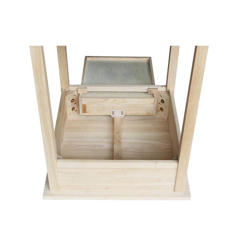 The Gray Barn Moonshine Unfinished Bedside Table