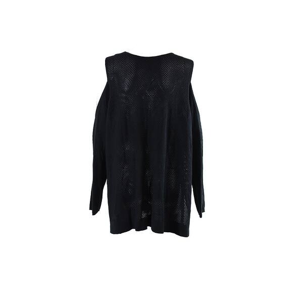 Shop Jessica Simpson Plus Size Black Cold Shoulder Top 2x