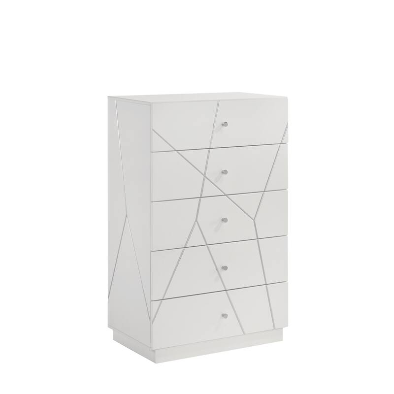 Manhattan King / Queen 4PC / 5PC Bedroom Set White