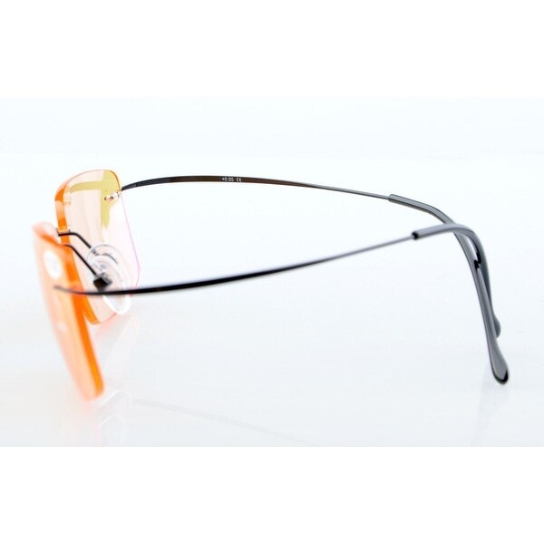 Titanium Computer Glasses Reading Eyeglasses Frameless Readers Blue Light Filter