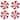 Avanti Peppermint Set of 4 Round Placemats - 13x19