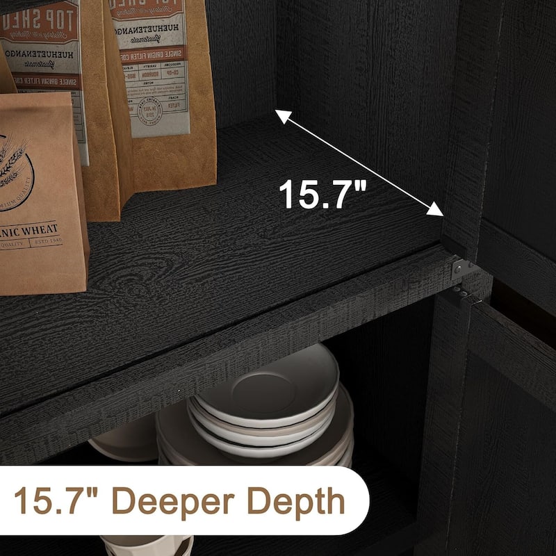 71.6" 5-Tier Arched Display Cabinet with Glass Doors, Bookshelf - N/A