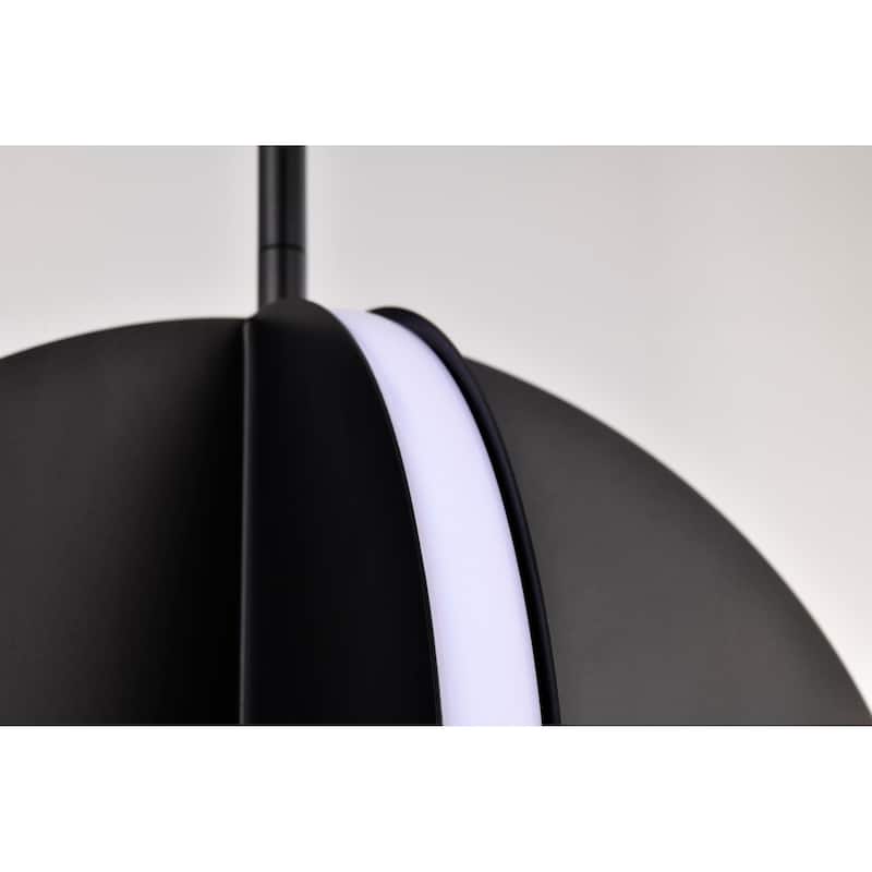 Blaine 13 Inch LED Pendant Matte Black Acrylic Lens - Matte Black