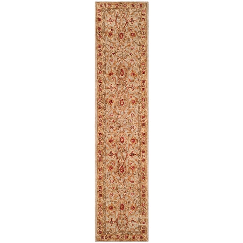 SAFAVIEH Handmade Anatolia Ylvije Traditional Oriental Hand-spun Wool Rug