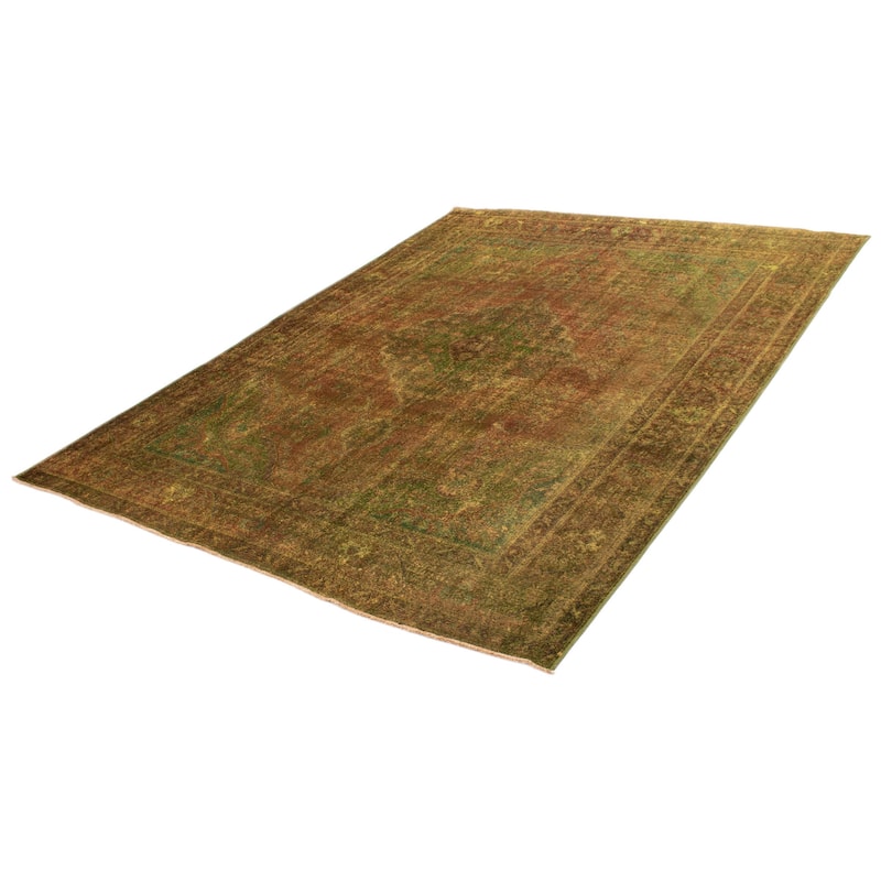 ECARPETGALLERY Hand-knotted Color Transition Green Wool Rug - 9'8 x 12'4