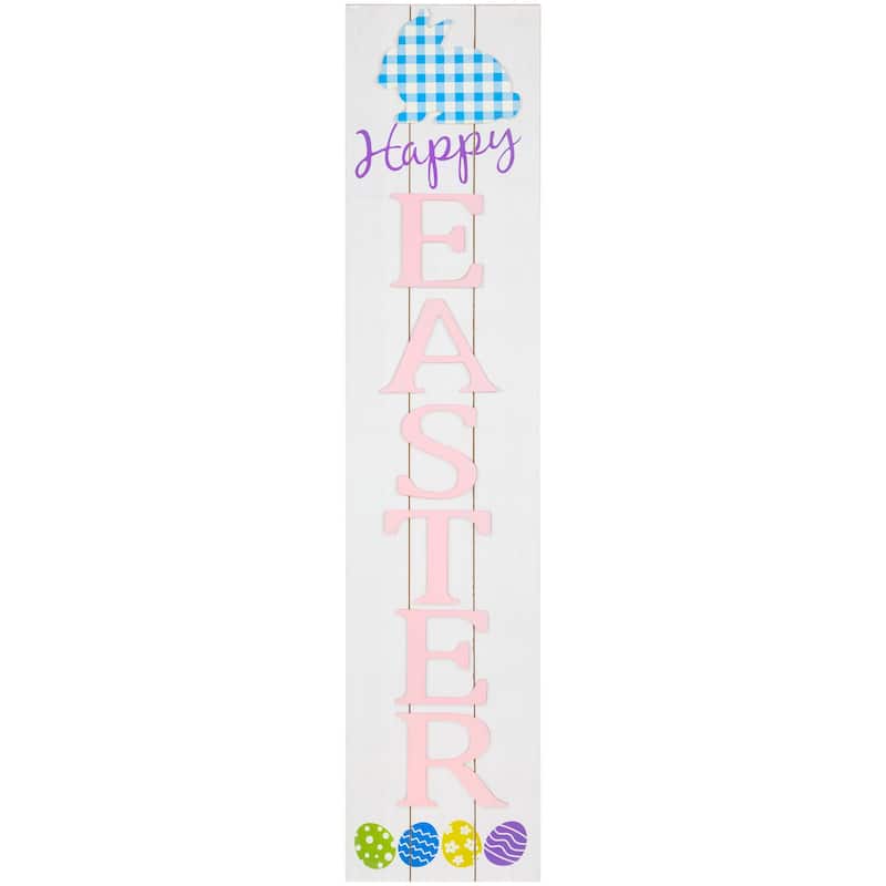 Happy Easter Wooden Wall Sign - 36"