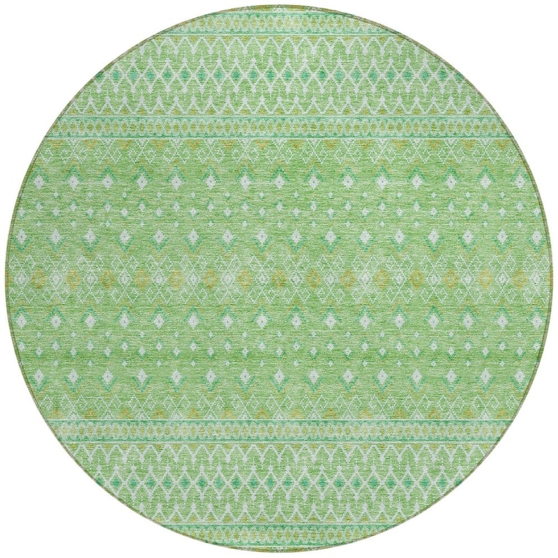 HomeRoots Tribal Transitional Rectangle Outdoor Rug