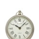 preview thumbnail 10 of 12, Silver Stainless Steel Traditional Clock