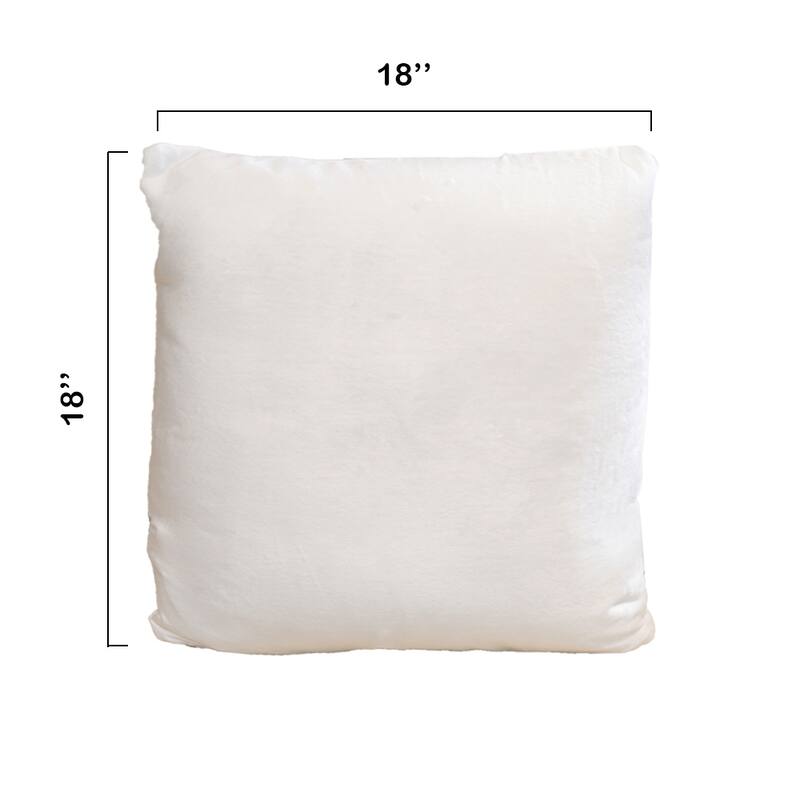 Cheer Collection Set of 2 Hollow Fiber Filled Couch Pillows