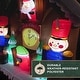 preview thumbnail 11 of 13, Fraser Hill Farm 6-Ft. Tall Prelit Santa Nutcracker Cuckoo Clock Inflatable with Music