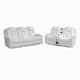 Option White,Loveseat And Premium Sofa