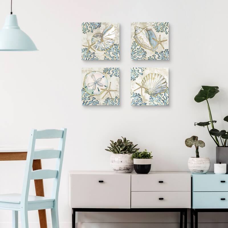 Playa Shells I - IV by Paul Brent Canvas Art Prints