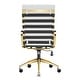 preview thumbnail 8 of 30, LUXMOD® Office Chair Faux Leather Gold Frame Adjustable and Swivel