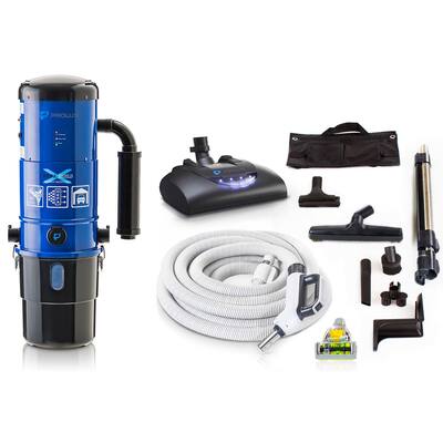 Prolux CV12000 Central Vacuum Unit System with Prolux Power Nozzle Kit and 25 Year Warranty