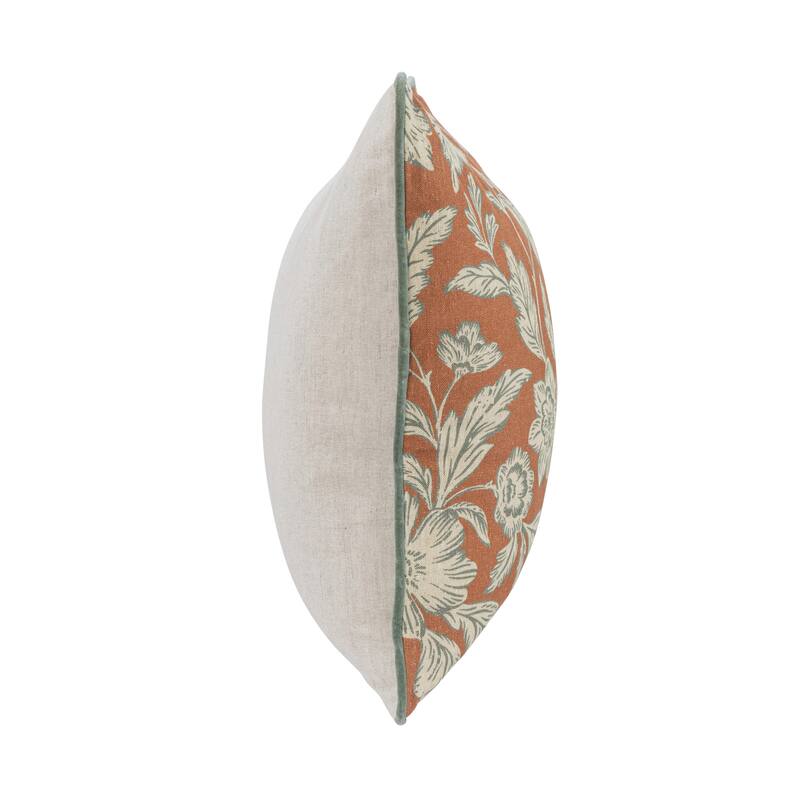 Villa by Classic Home Davenport Linen Fabric Throw Pillow