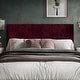 preview thumbnail 11 of 35, CraftPorch Corduroy Modern Upholstered Pleated Velvet Headboard