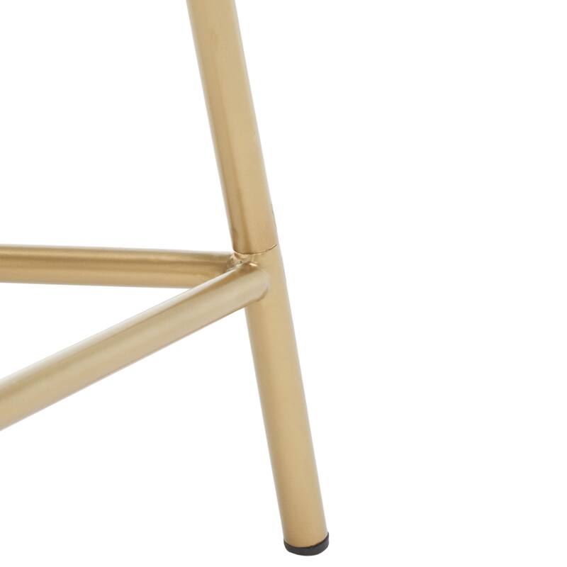 SAFAVIEH Deanne 30-inch Wire Weaved Contemporary Counter Stool - Gold - 17.8" x 17.8" x 30" - 15Wx15Dx24H