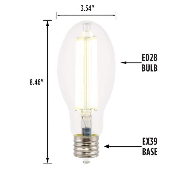 Westinghouse ED28 EX39 (Mogul) Filament LED Bulb Daylight 300 Watt ...