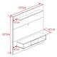 preview thumbnail 6 of 15, Mid-century 2-shelf 70-inch TV Panel