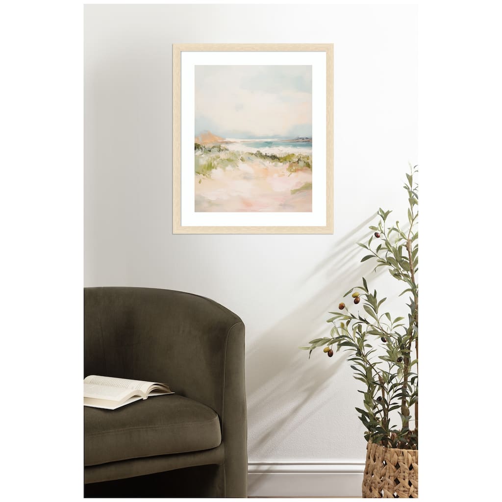 Kate and Laurel Tranquil Landscape III expansion by Amy Lighthall Framed Wall Art Print