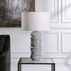 preview thumbnail 6 of 5, Uttermost Waves Blue and White Table Lamp