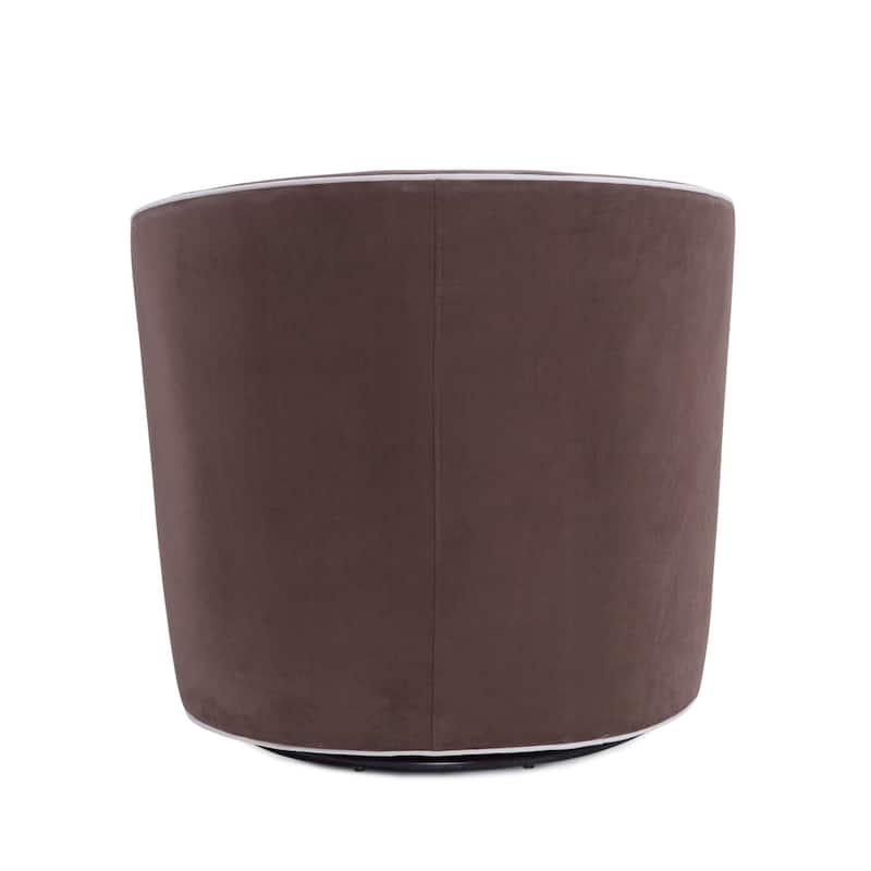 Kenton Barrel Style Swivel Chair by Greyson Living