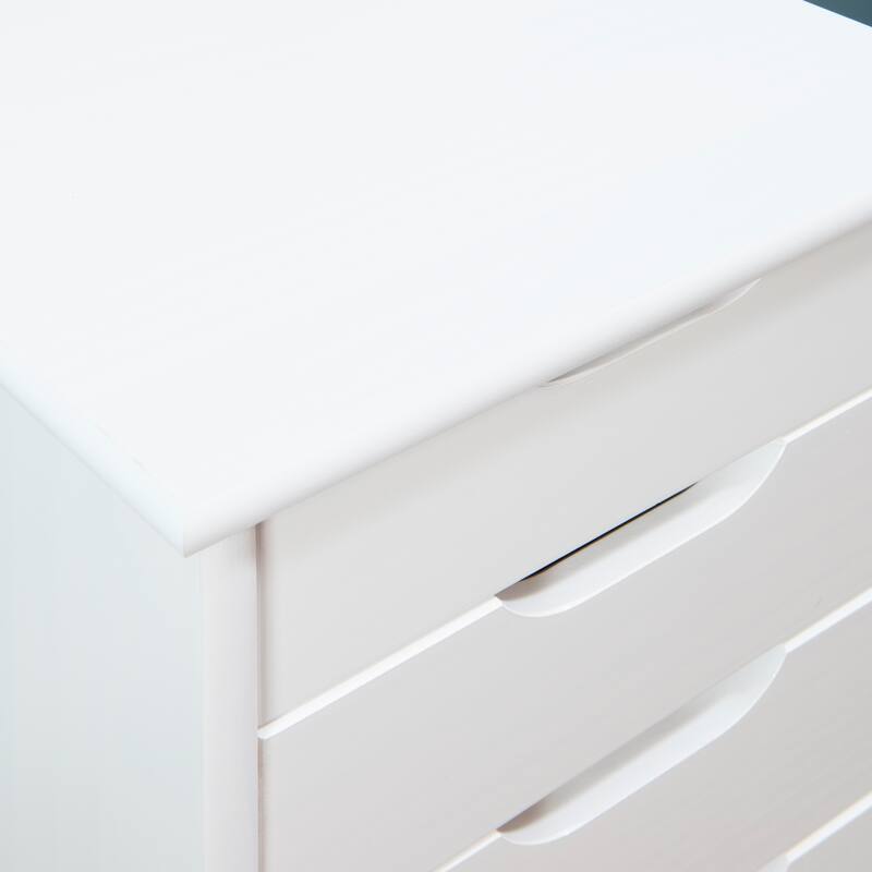 Bridgton Six Drawer Roll Cart