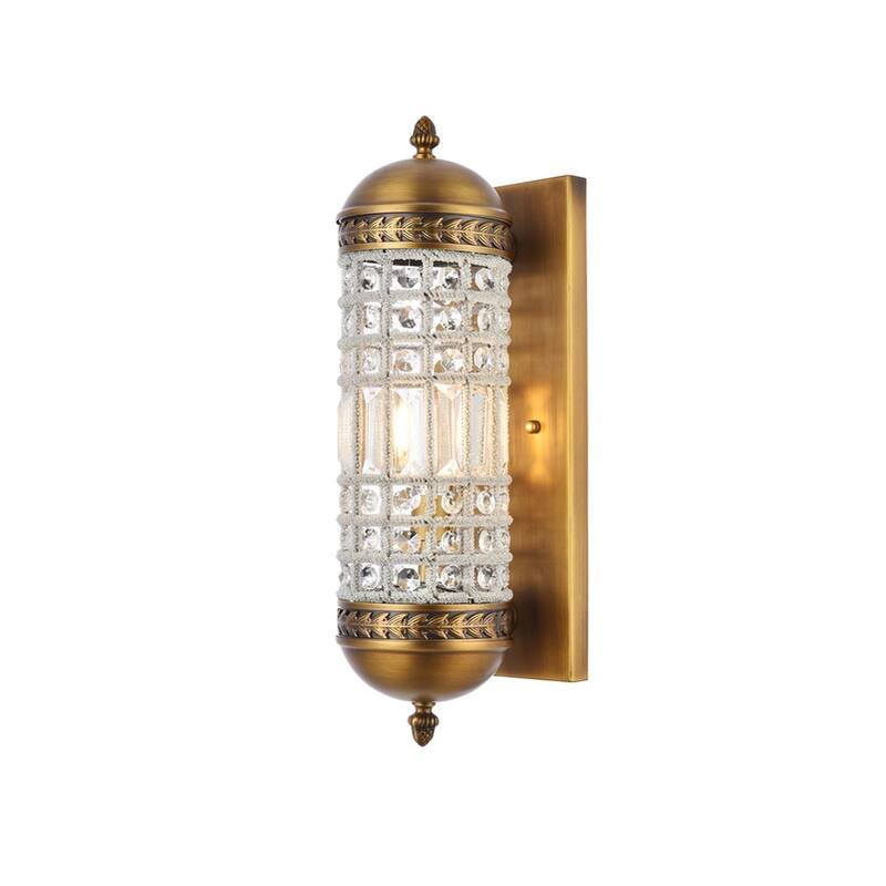 Bombay? Winsted Collection Crystal Trellis Wall Sconce