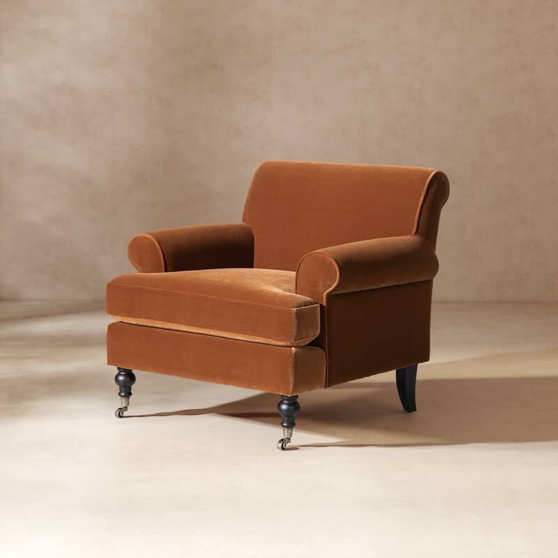 Jennifer Taylor Home Alana Lawson Accent Arm Chair - Burnt Orange