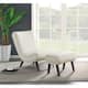 Option White Faux Leather