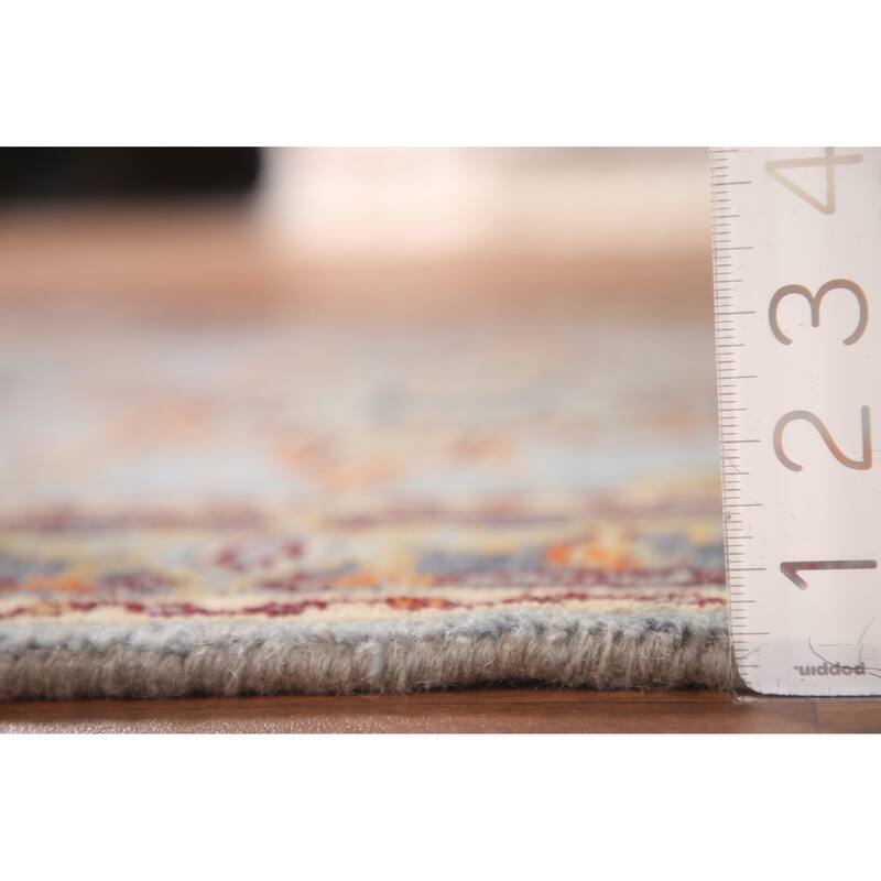 Light Blue Kazak Oriental Accent Rug Wool Carpet - 3'0"x 5'1"