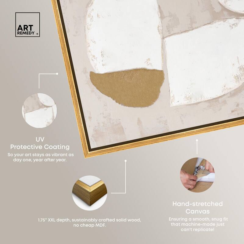Gilded Cairn III Canvas by Art Remedy