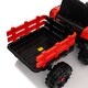 preview thumbnail 17 of 42, Kids 24V Electric Tractor with Detachable Trailer, 400W Motor, Remote Control, Bluetooth, MP3, Ages 3+