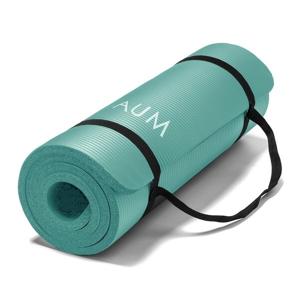 AUM High Density HD Foam Tech Yoga Exercise Mat 72 x 24 x 1 2 On Sale Bed Bath Beyond 22843448
