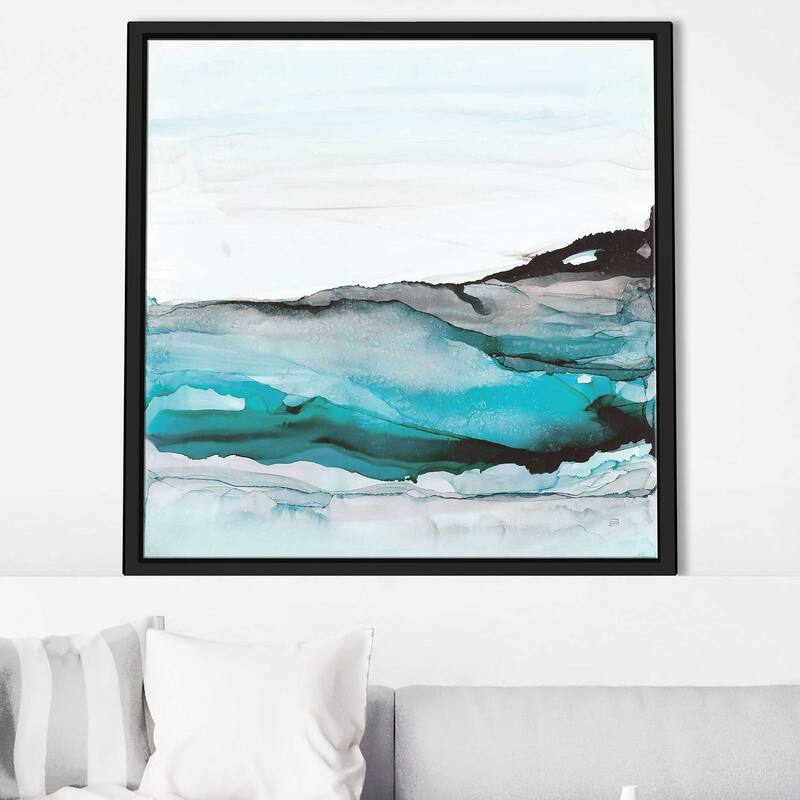 "Aquascape I" Print on Floating Canvas