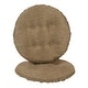 preview thumbnail 27 of 33, Klear Vu Omega Tufted Barstool Cushion Set Set of 2 - Gold