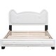 preview thumbnail 6 of 12, Full Size Upholstered Platform Bed with Headboard