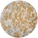 preview thumbnail 28 of 47, SAFAVIEH Evoke Floral Area Rug 6'7" Round - Grey/Gold - Round