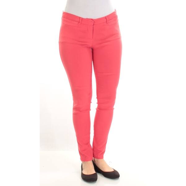 Shop Xoxo Womens Coral Straight Leg Wear To Work Pants Juniors