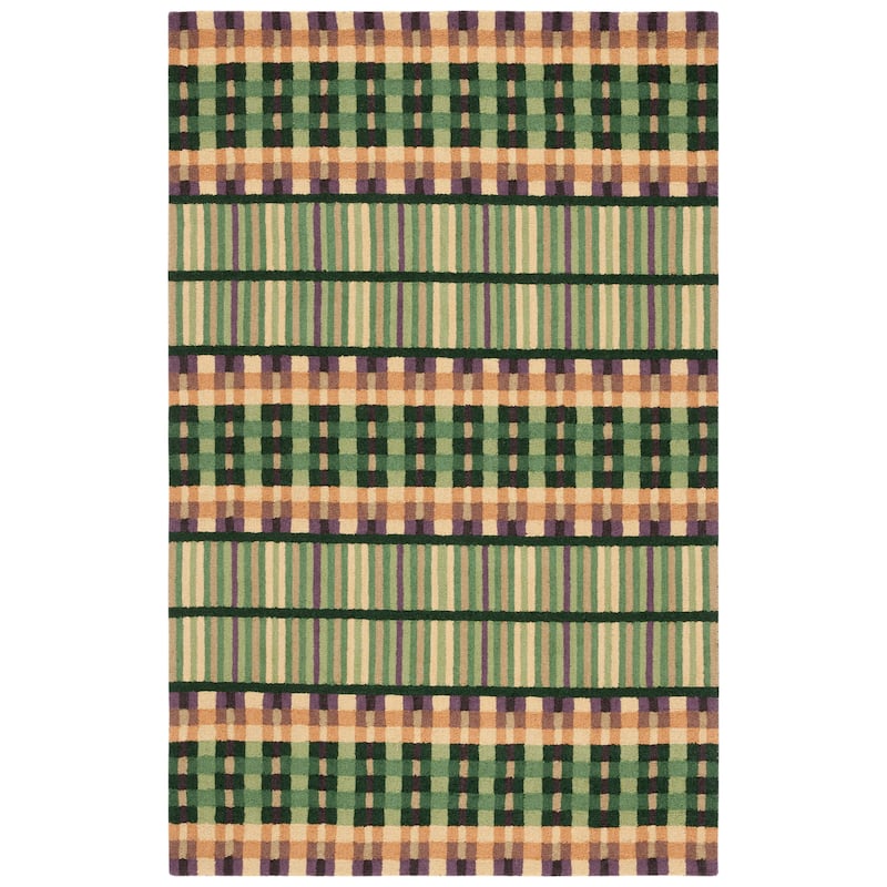 SAFAVIEH Handmade Metro Needa French Country Wool Rug