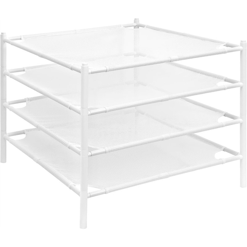 Stackable Sweater Drying Rack - 4-Pack Mesh Racks