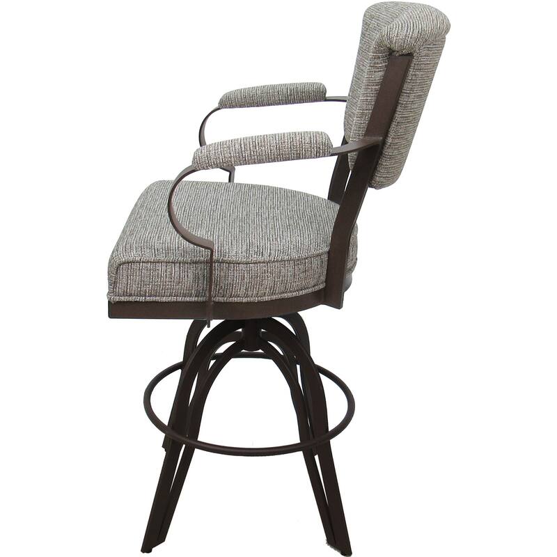 Miami Counter 26" or Bar 30" Metal Bar Stool on A Base