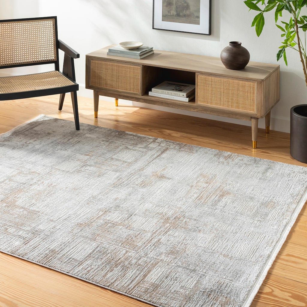 Livabliss Obsession Modern Crosshatch Area Rug
